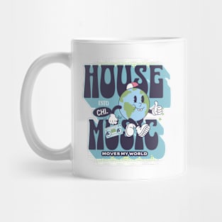 HOUSE MUSIC  - Moves My World (blue/purple) Mug